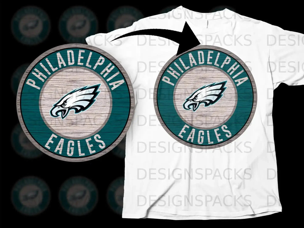 Philadelphia Eagles Retro Style Fan Apparel