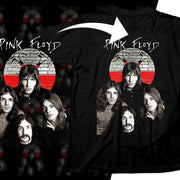 Pink Floyd Band Members Illustration Rock Png Halftone Digital Download