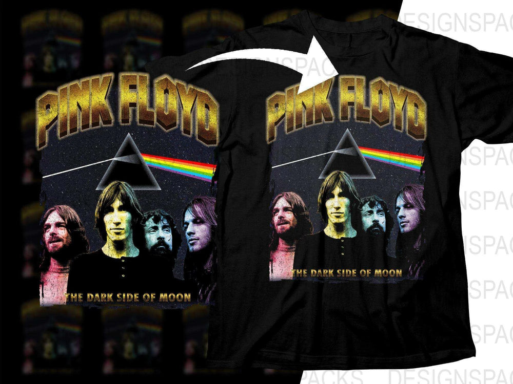 Pink Floyd Dark Side Of The Moon Band Print Png Digital Download