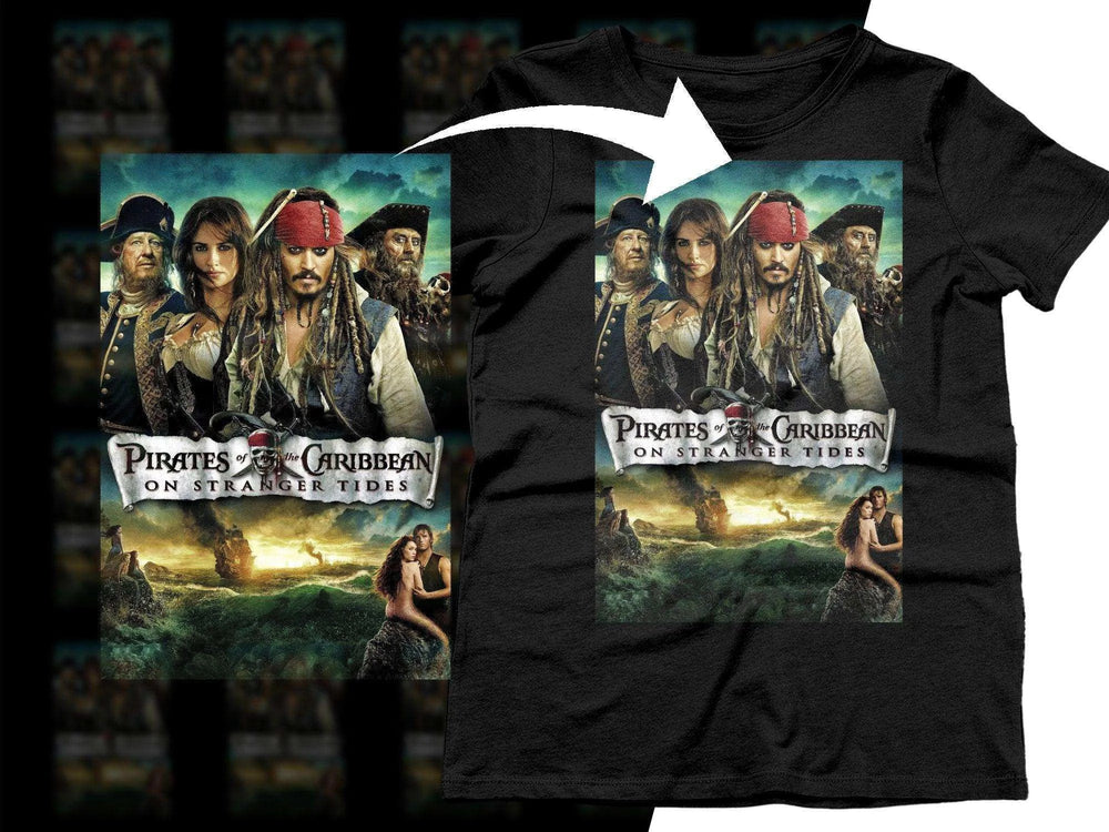 Pirates of the Caribbean On Stranger Tides Halftone Png Digital Download