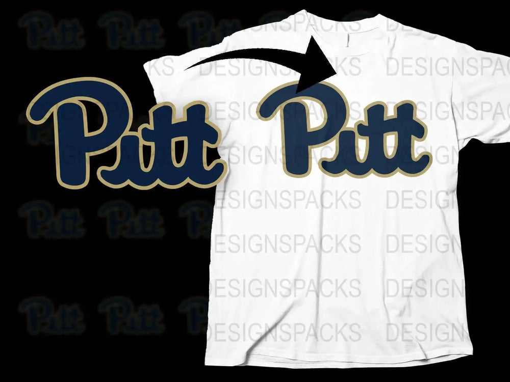 Pittsburgh Panthers College Football Png Digital Download