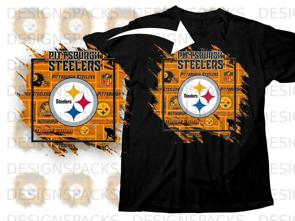 Pittsburgh Steelers Custom Graphic T-Shirt