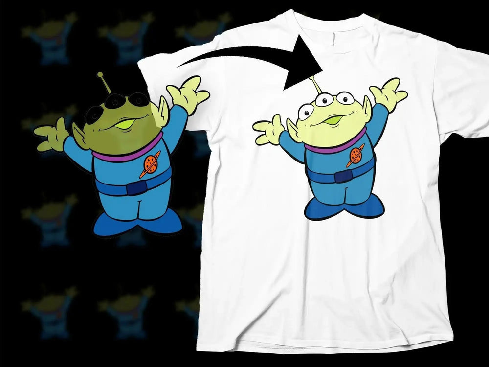Pizza Planet Alien From Toy Story Png Digital Download