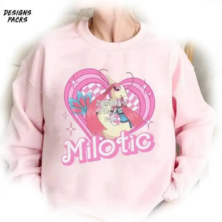 Pkm Milotic Anime Pink Doll Heart Png Design