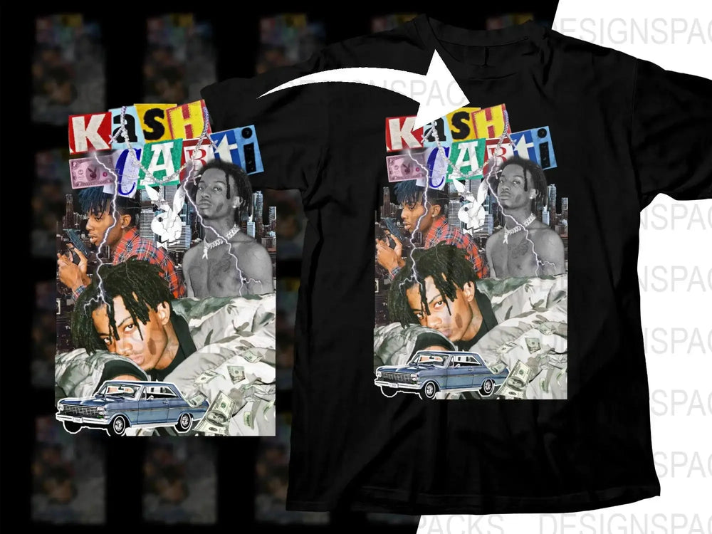 Playboi Carti Urban Hip Hop Graphic Design Lightning Vibes Png Digital Download