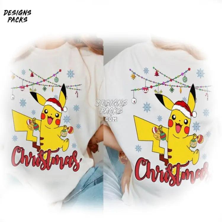 Pocket Monster Christmas Video Game Pikachu Png Design