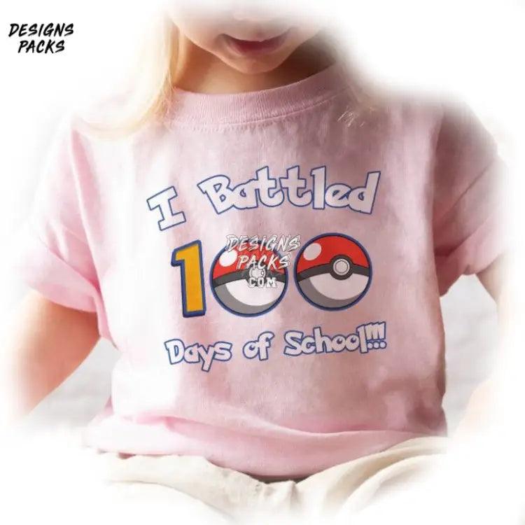 Pokeball 100Th Day Eevee Of School I Battled 100 Days Png Design