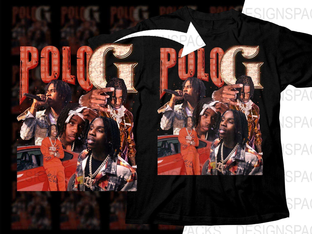 Polo G Bootleg Artistic Music Bootleg Graphic Png Digital Download