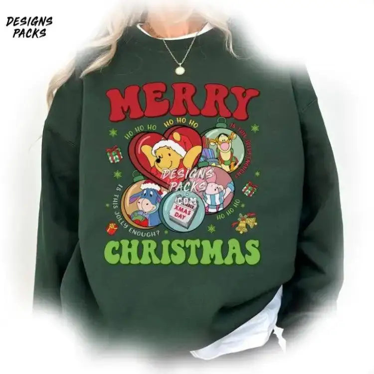 Pooh And Friends Christmas Mickey’s Very Merry Party Cartoon Png Design