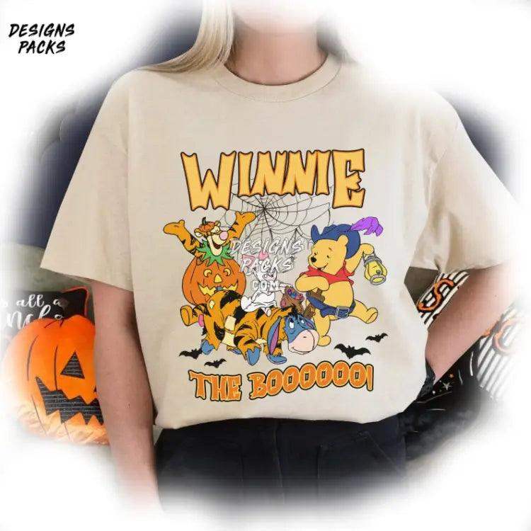 Pooh Bear Halloween Horror Cartoon Winnie The Boo Png Design