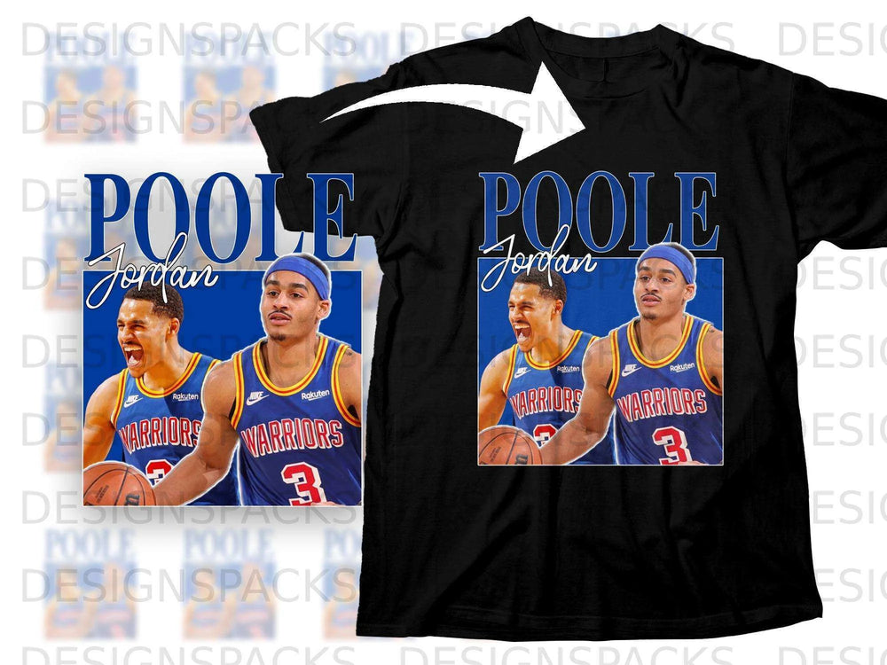 Jordan Poole Golden State Warriors basketball jersey.
