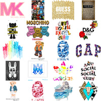 Load image into Gallery viewer, 170 Popular Brand Mix Mega Streetwear Designs Bundle PNG
