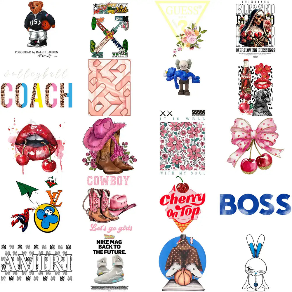 170 Popular Brand Mix Mega Streetwear Designs Bundle PNG