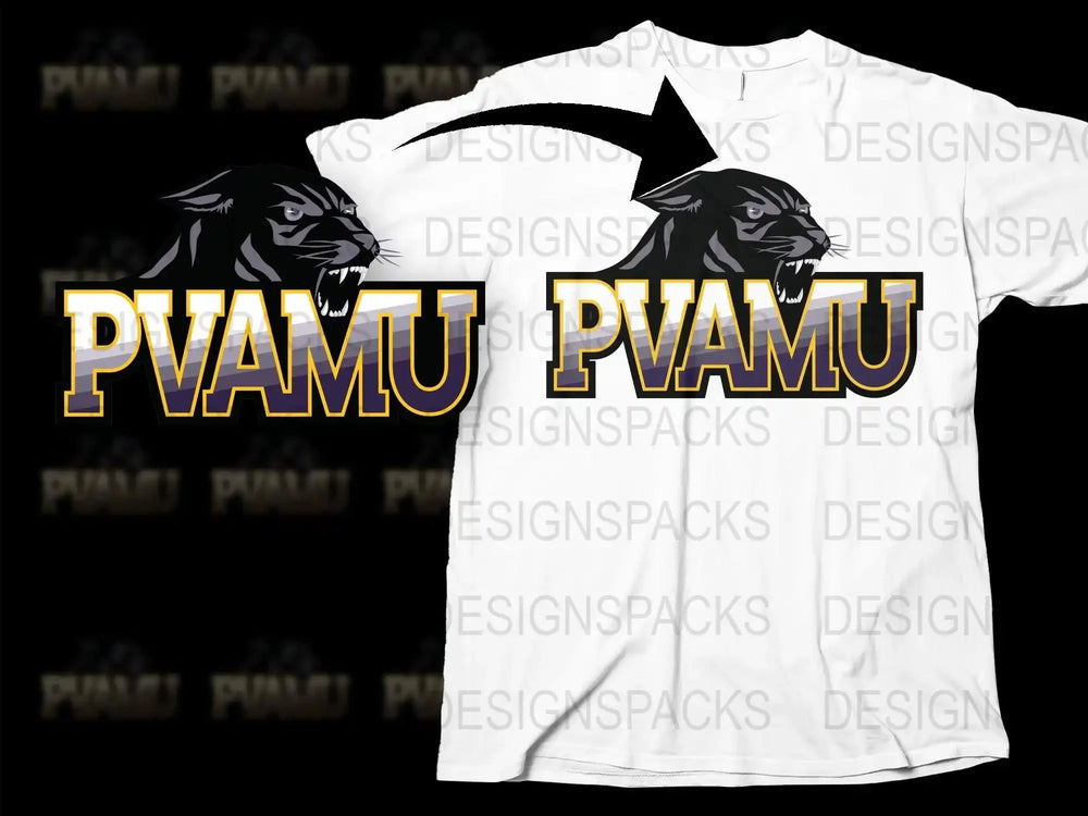 Prairie View A&M Panthers College Football Png Digital Download