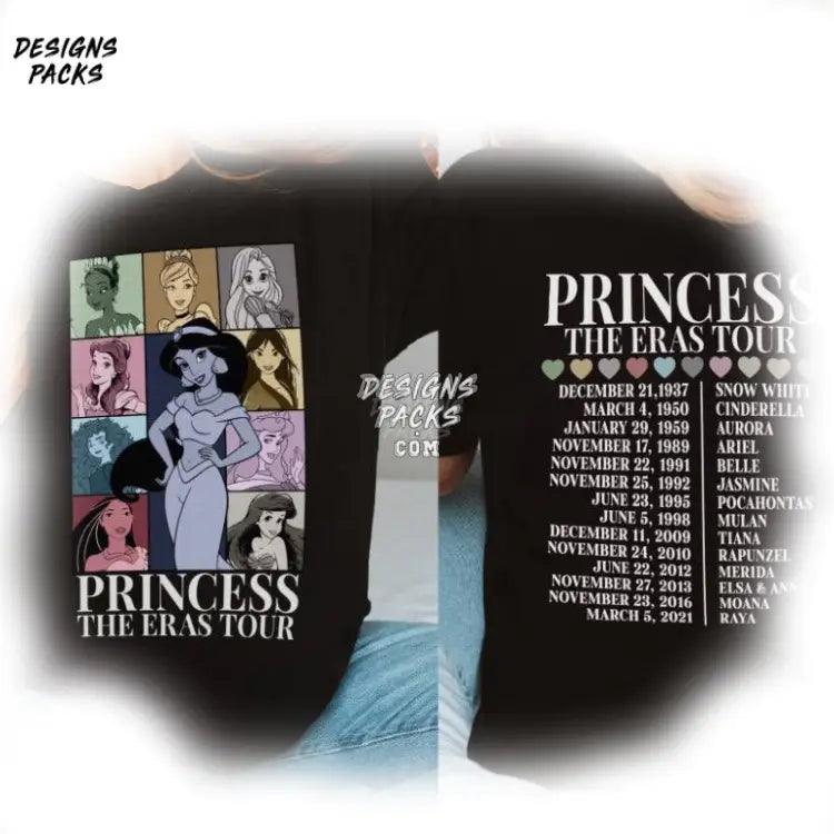 Princess Cartoon Eras Tour Png Design