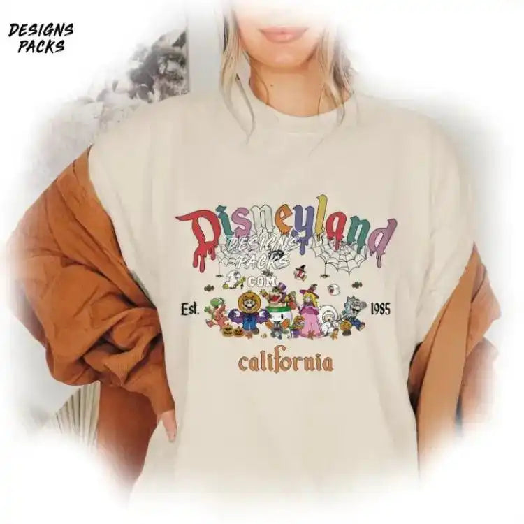 Princess Peach Halloween Cartoon Land Vacation Trip Super Mario Png Design