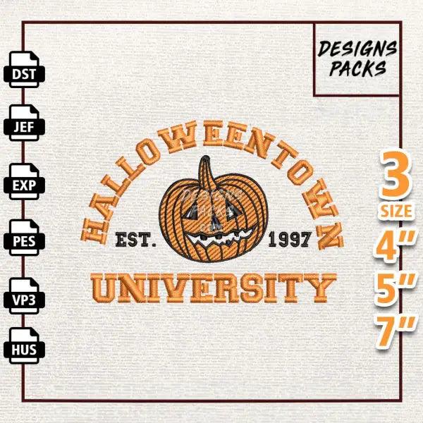 Pumpkin Halloween Embroidery Design