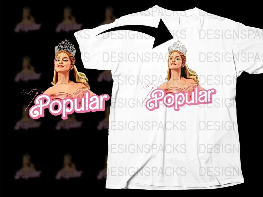 Popular Queen Graphic T-Shirt, Vintage Style Crown Tee, Retro Fashion Top, Trendy Casual Shirt
