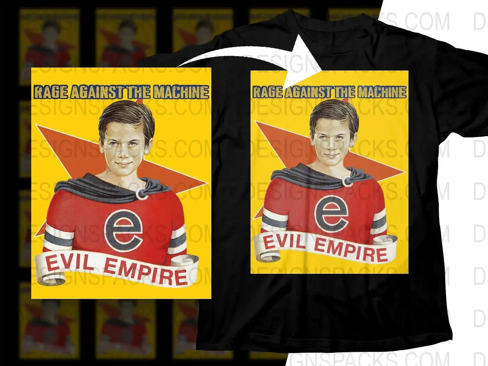 Rage Against The Machine Evil Empire Png Halftone Digital Download