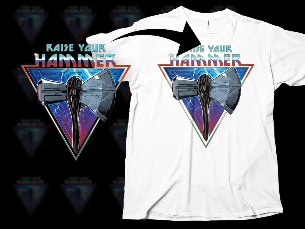 Raise Your Hammer Graphic Thor Inspired Png Digital Download
