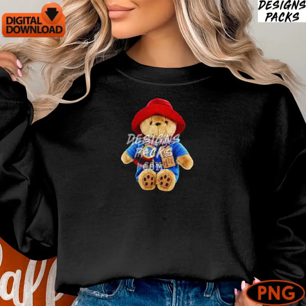 Ralph Lauren Polo Teddy Bear Digital Image Instant Download Png Collectible Toy Photograph