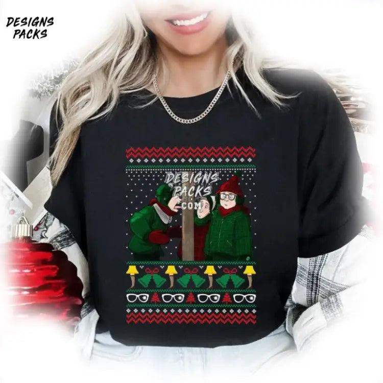Ralphie Christmas A Story Ugly Png Design
