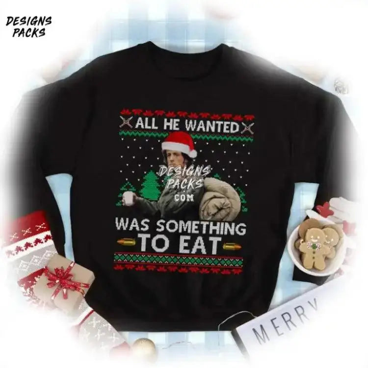 Rambo Crewneck Christmas Xmass Png Design