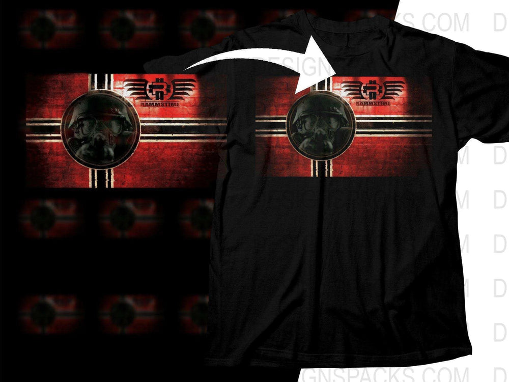 Rammstein Vintage Style Retro Design Rammstime Png Halftone Digital Download
