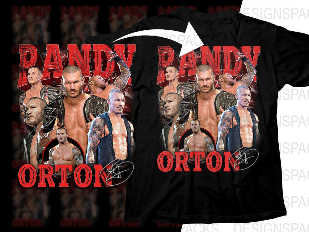 Randy Orton Wrestling Champion Wrestling Bootleg Graphic Png Digital Download