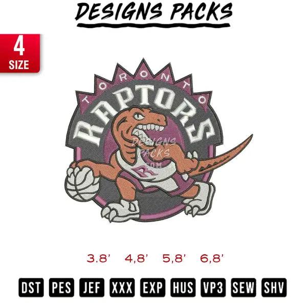 Raptors Dino Embroidery Design 