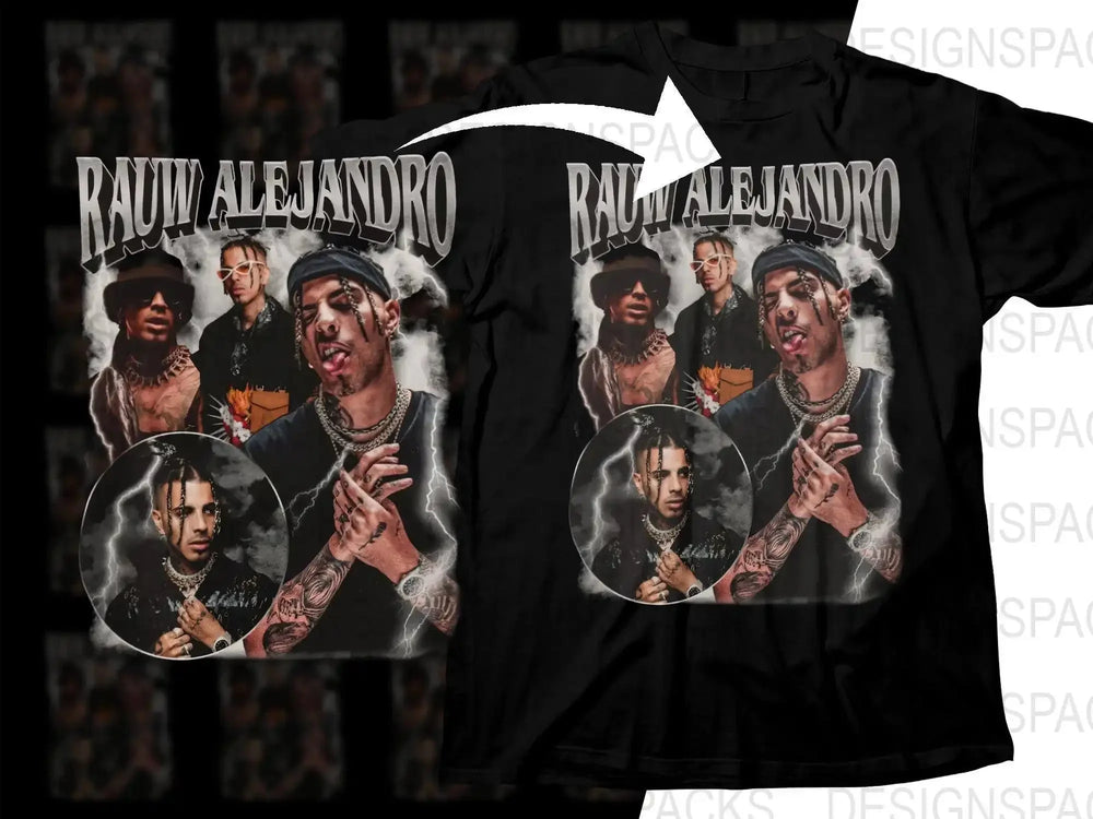 Rauw Alejandro Bootleg Style Music Bootleg Png Digital Download