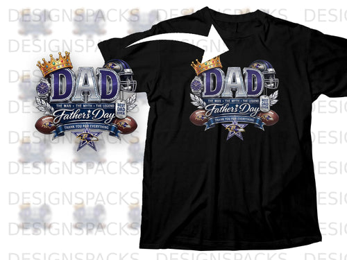 Black t-shirt graphic with 