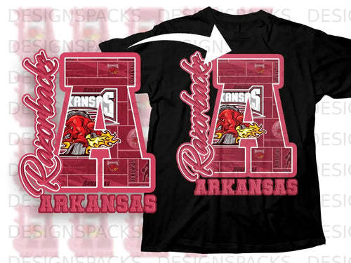 Arkansas Razorbacks Sports Team Graphic Apparel