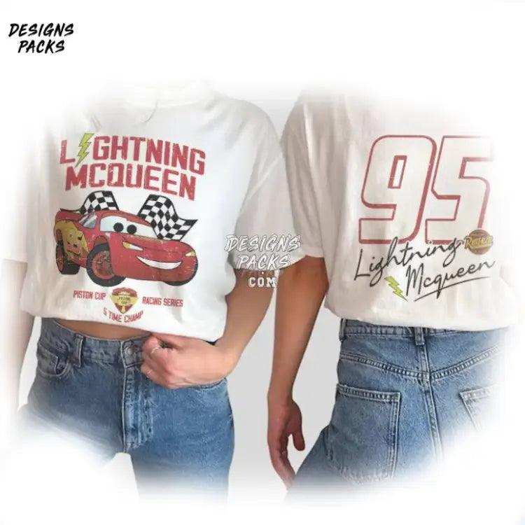 Retro Cartoon Land Cars Car Mcqueen 1977 Land Vintage Lightning Mcqueen Png Design