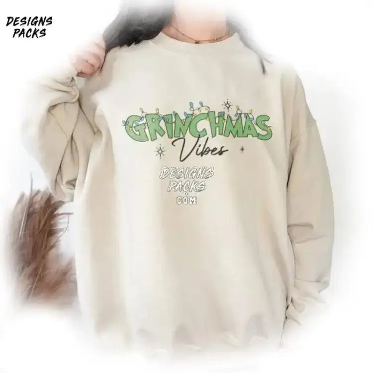 Retro Christmas Merry Girncmas Grinch Xmas Png Design