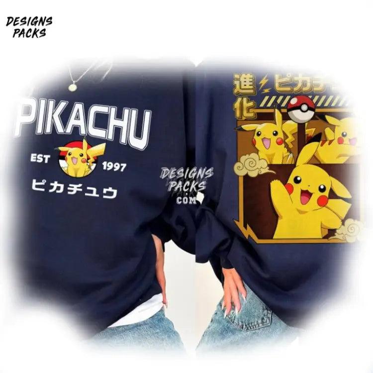 Retro Eevee Pikachu Video Game Family Trip Pokemon Png Design