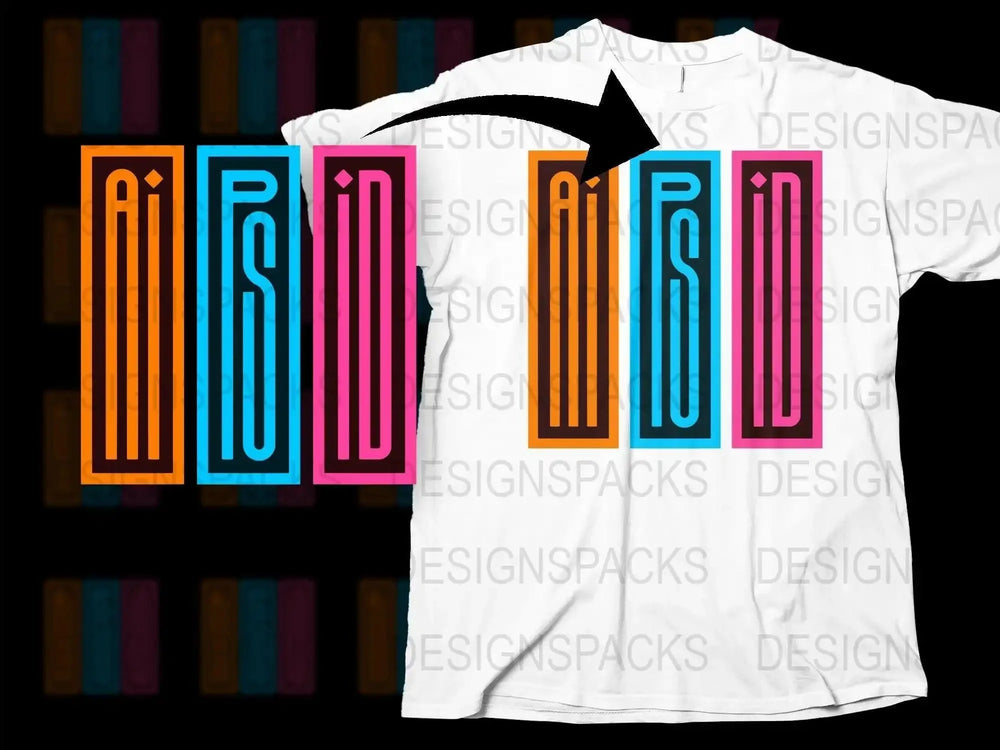 Retro Logo Design Ai PS ID Png Digital Download