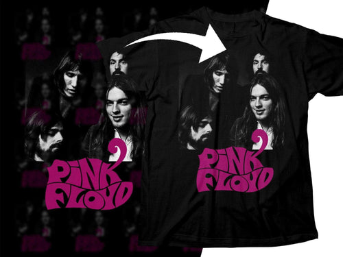 Retro Pink Floyd Band Rock Art Png Halftone Digital Download