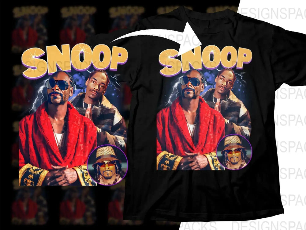 Retro Snoop Dogg Graphic Png Digital Download