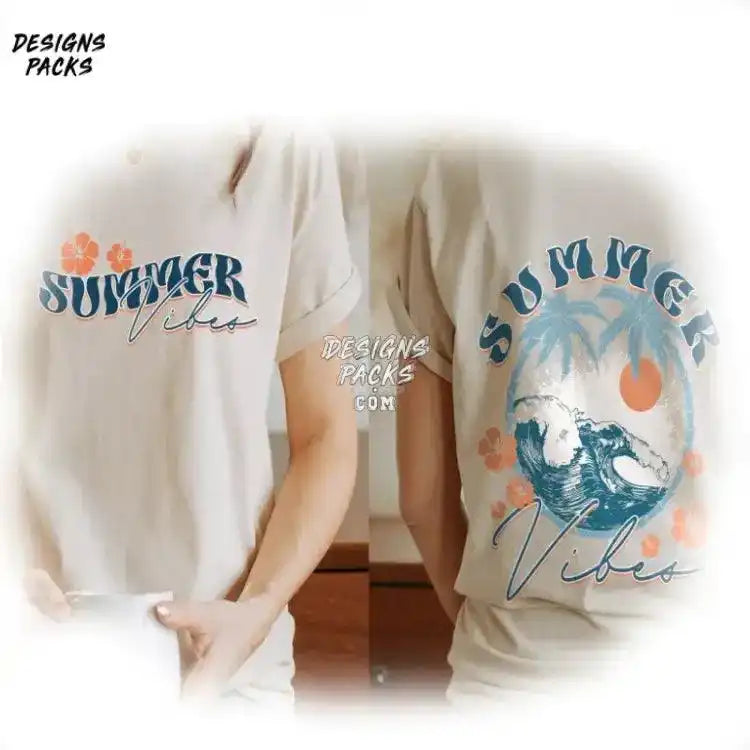 Retro Summer Groovy Vibes Sublimation Png Design