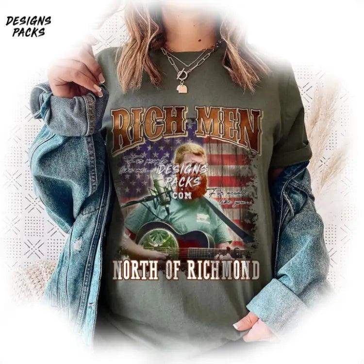 Rich Men North Of Richmond Country Music Blue Collar Png Design