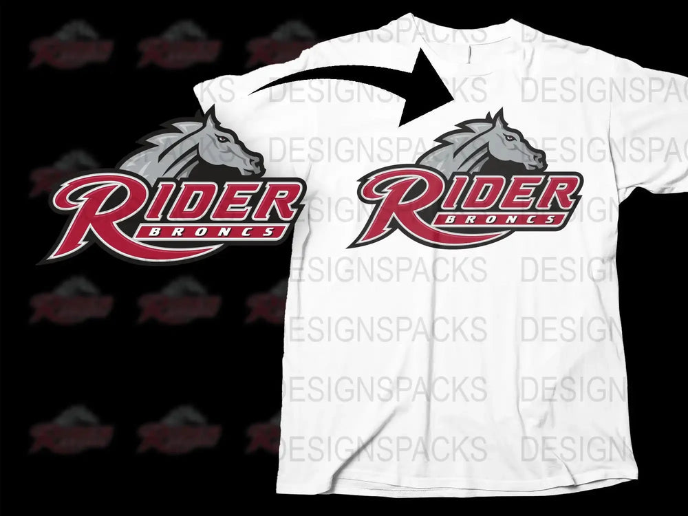 Rider Broncs College Football Png Digital Download