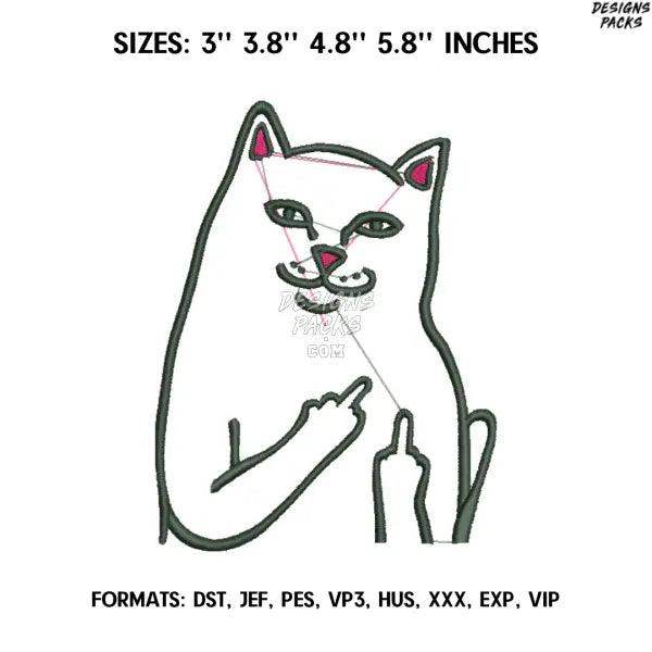 RIPNDIP Embroidery Design File, Brand Embroidery Design,.