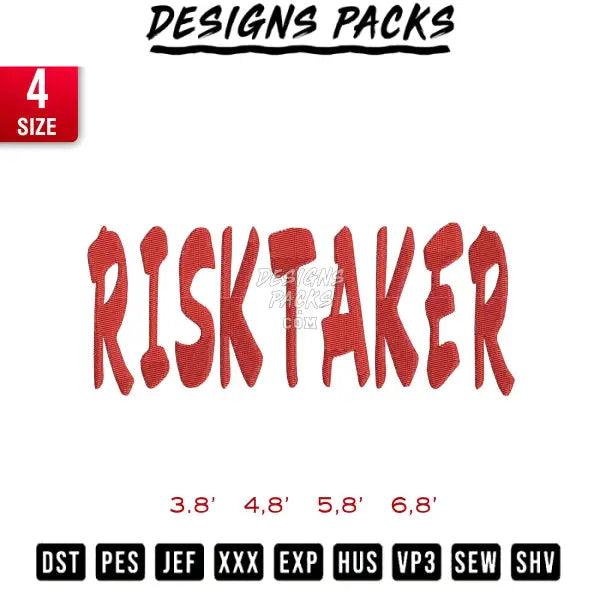 Risktaker Embroidery Design 