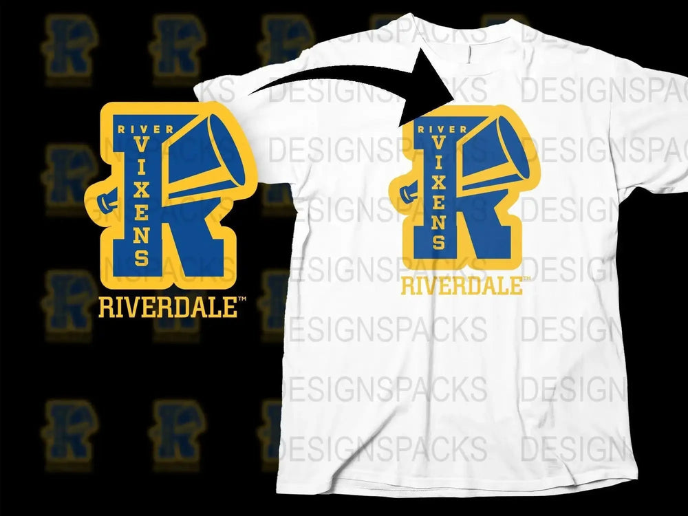 Riverdale High School River Vixens Png Digital Download