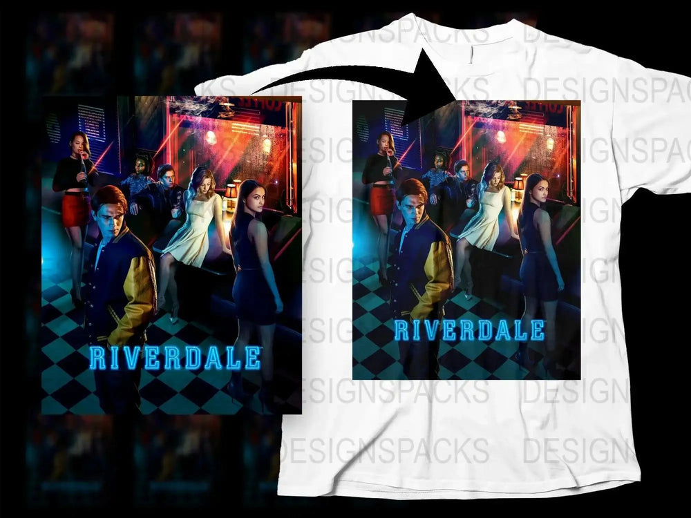 Riverdale Themed Graphic Printed Casual Png Digital Download