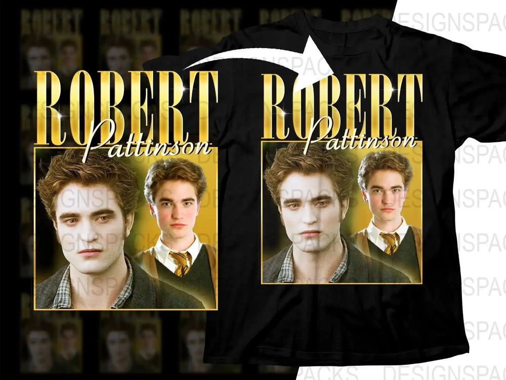 Robert Pattinson Twilight Saga Golden Png Digital Download