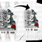 Rockstar Axl Roses Rock Music Png Design Digital Download
