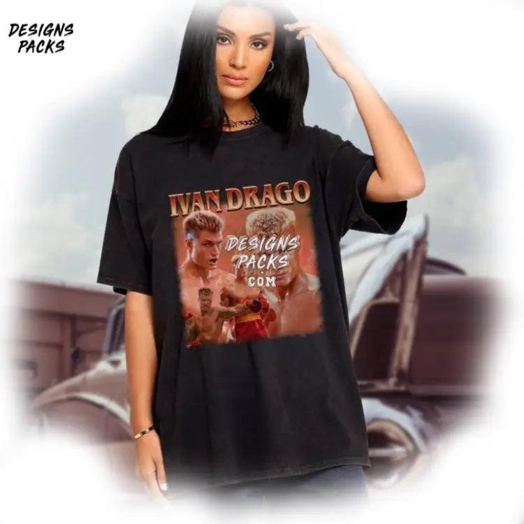 Rocky Balboa Homage Vintage Captain Ivan Drago 90S Png Design