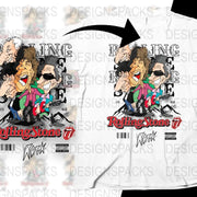Rolling Stone 1962 Funny Caricature Rock Band Png Design Digital Download